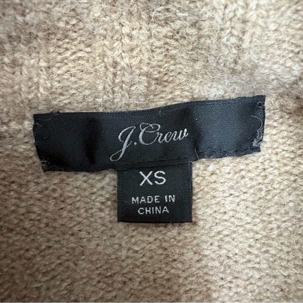 J. Crew mock neck sweater in super soft yarn merino alpaca blend xs - Picture 7 of 10